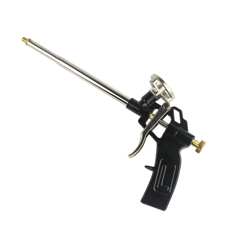 Picowe Foam Gun, Picowe Foaming Gun Pu Expanding Caulking Gun Metal Body Pro Heavy Duty PU Spray Foam Gun Grade Expanding Spray Application Applicator - Image 1